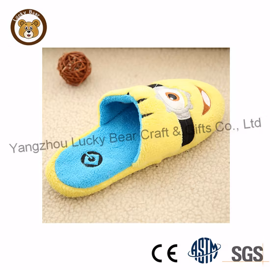 Baby-Kleinkind-Neugeborene Anti-Rutsch-Anti-Rutsch-Plüsch-Hunde-Slipper-Schuhe